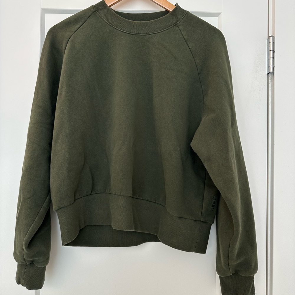 Athleta Forest Green Pullover